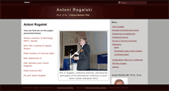 Desktop Screenshot of antonirogalski.com